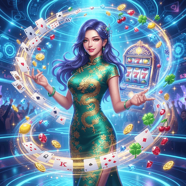 Colorful underwater fish game arcade experience